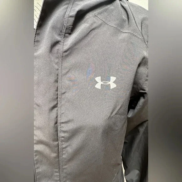 Under armour rain jacket black and grey xsmall - Picture 4 of 4